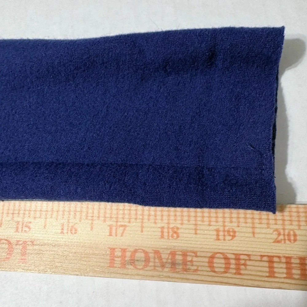 Hovman Chic Extra Fine Merino Wool Royal Blue Open Front Long Line Cardi Germany